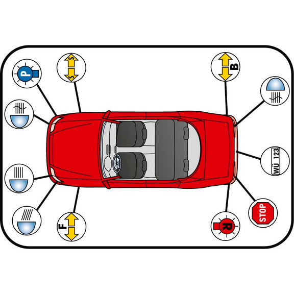 Autolampen Kombi-Ersatzbox 15-teilig