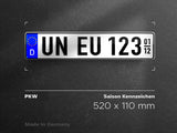 Premium Kfz- Kennzeichen