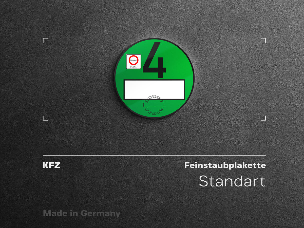 Feinstaubplakette